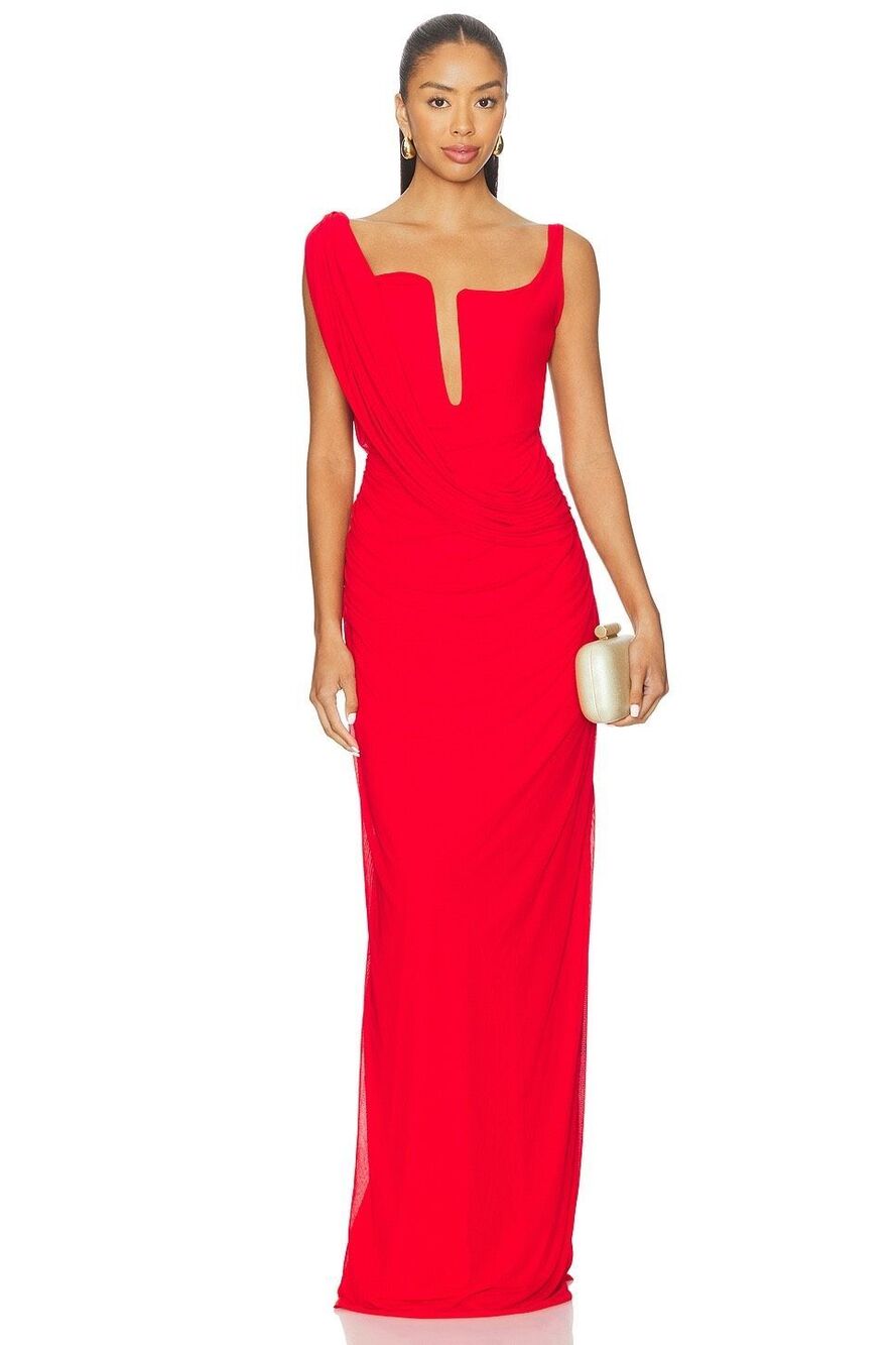 Deme by Gabriella Adriana Dress in Red Size XS $405